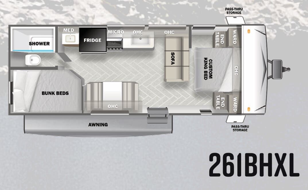 View 2023 Forest River Salem 261BHXL complete specs and manufacturer brochures