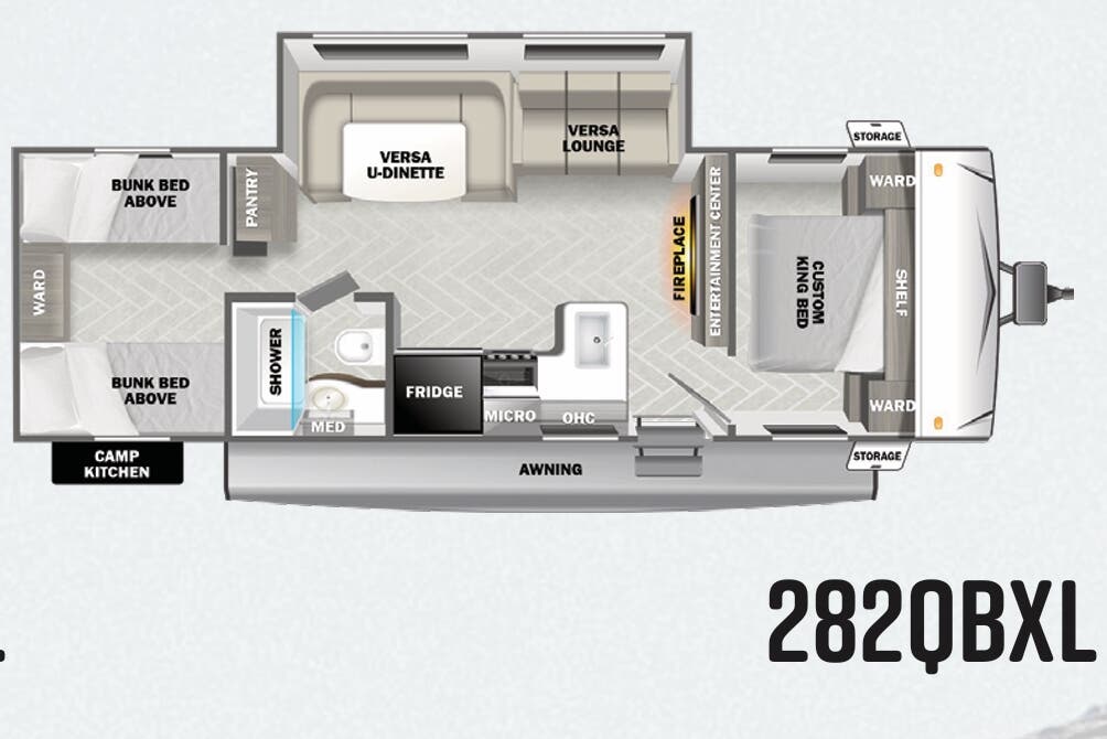 View 2023 Forest River Salem 282QBXL complete specs and manufacturer brochures