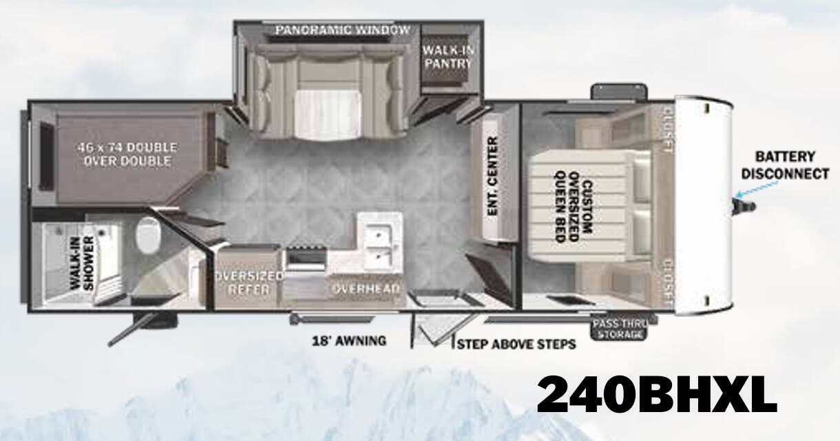 View 2023 Forest River Salem Cruise Lite 240BHXL complete specs and manufacturer brochures