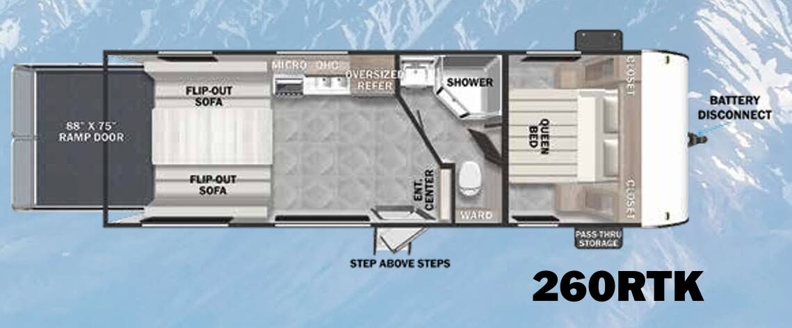 View 2023 Forest River Salem Cruise Lite 260RTK complete specs and manufacturer brochures