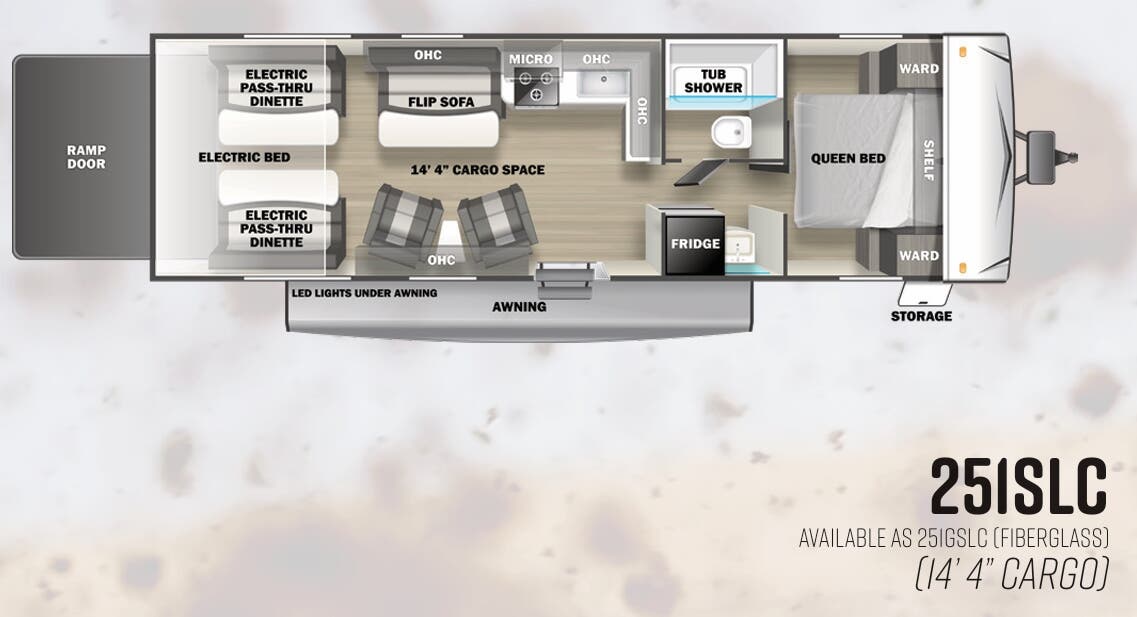 View 2023 Forest River Sandstorm SLC 251SLC complete specs and manufacturer brochures