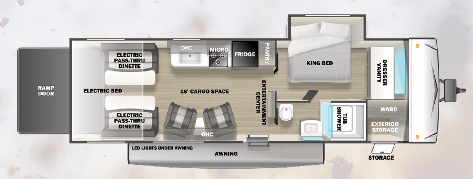 View 2023 Forest River Sandstorm SLR 265GSLR complete specs and manufacturer brochures