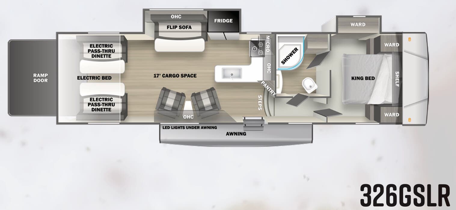 View 2023 Forest River Sandstorm SLR 326GSLR complete specs and manufacturer brochures