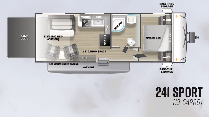View 2023 Forest River Sandstorm Sport 241 complete specs and manufacturer brochures