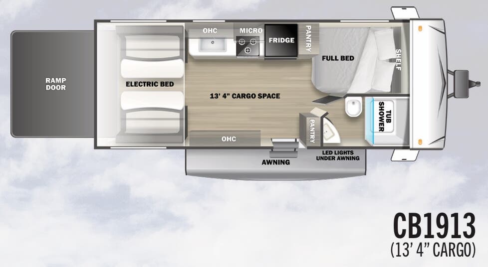View 2023 Forest River Stealth CB1913 complete specs and manufacturer brochures