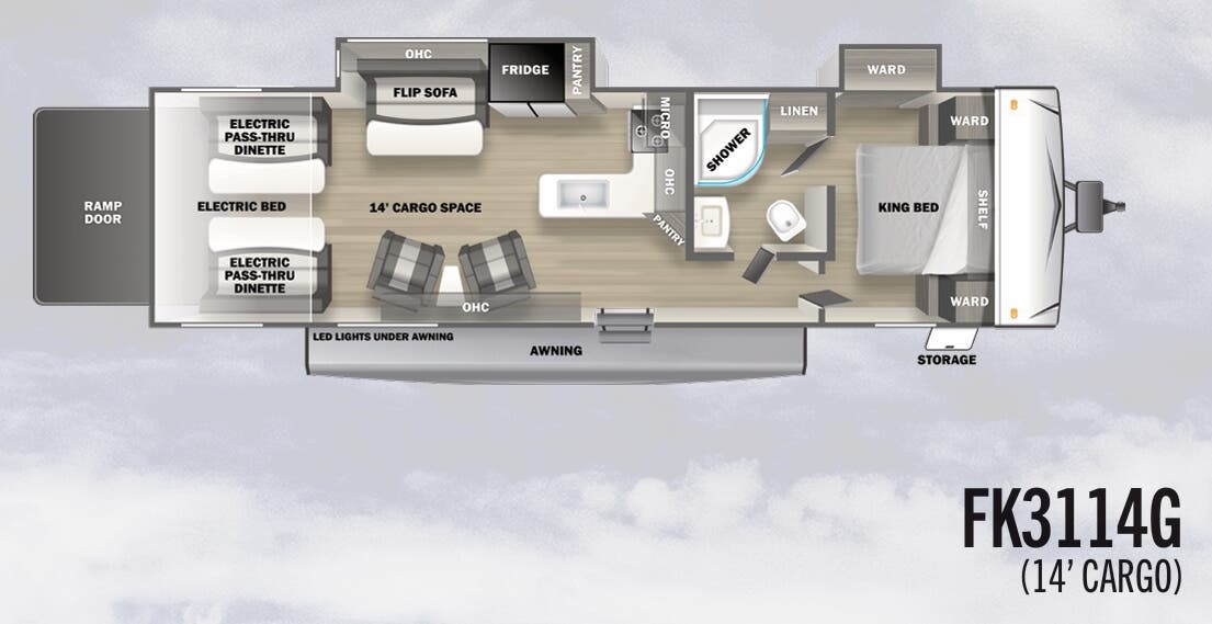 View 2023 Forest River Stealth FK3114G complete specs and manufacturer brochures