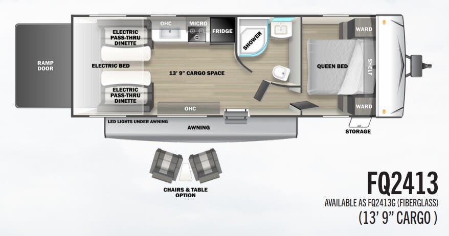 View 2023 Forest River Stealth FQ2413 complete specs and manufacturer brochures