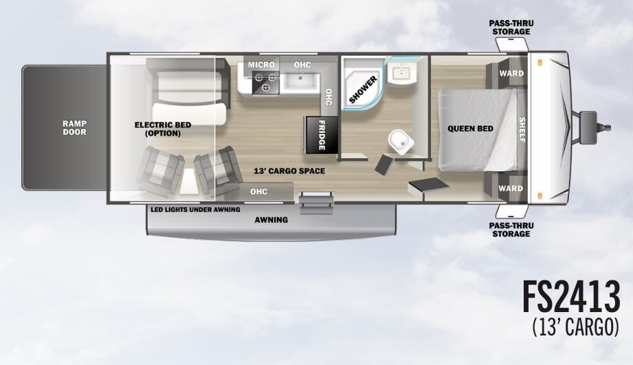 View 2023 Forest River Stealth FS2413 complete specs and manufacturer brochures