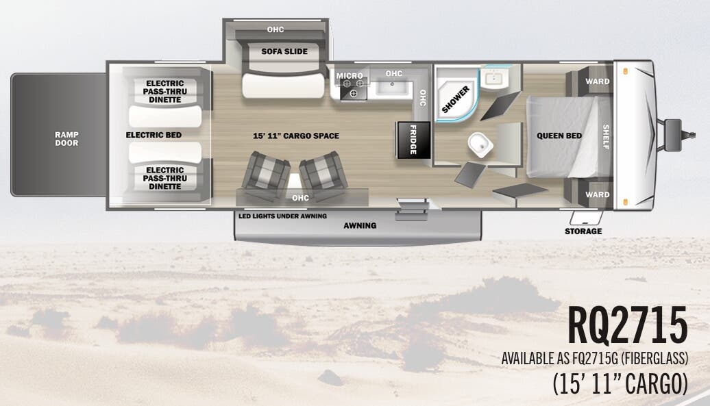 View 2023 Forest River Stealth RQ2715 complete specs and manufacturer brochures