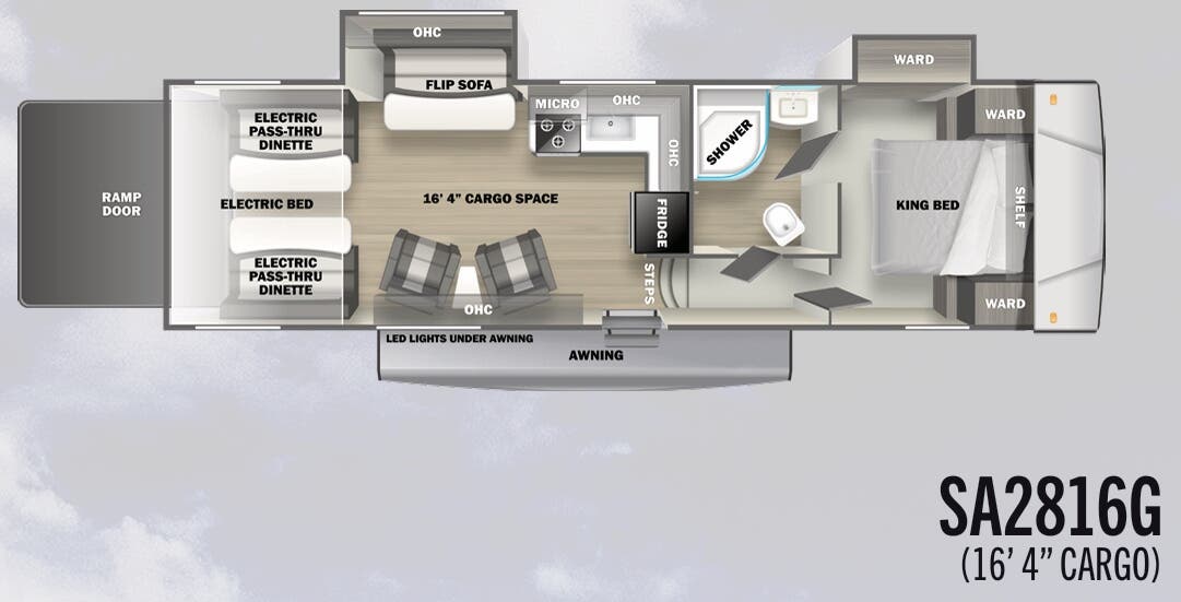 View 2023 Forest River Stealth SA2816G complete specs and manufacturer brochures