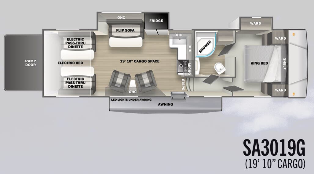 View 2023 Forest River Stealth SA3019G complete specs and manufacturer brochures
