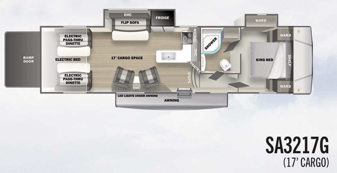 View 2023 Forest River Stealth SA3217G complete specs and manufacturer brochures