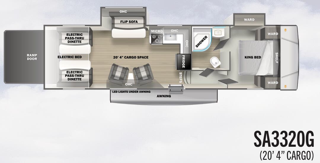 View 2023 Forest River Stealth SA3320G complete specs and manufacturer brochures