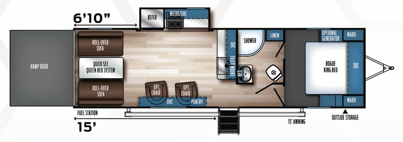 View 2023 Forest River Vengeance Rogue 26VKS complete specs and manufacturer brochures