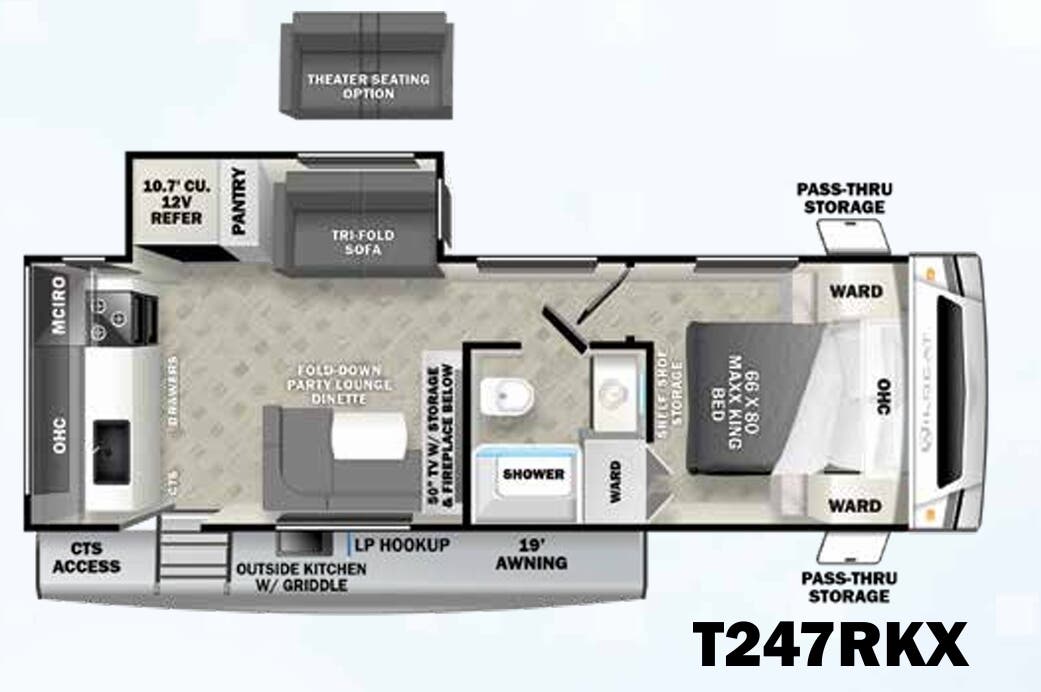 View 2023 Forest River Wildcat Maxx 247RKX complete specs and manufacturer brochures