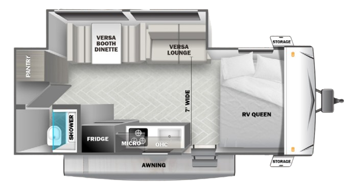 View 2023 Forest River Wildwood 197SS complete specs and manufacturer brochures