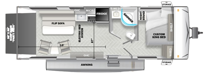 View 2023 Forest River Wildwood 211SSXL complete specs and manufacturer brochures