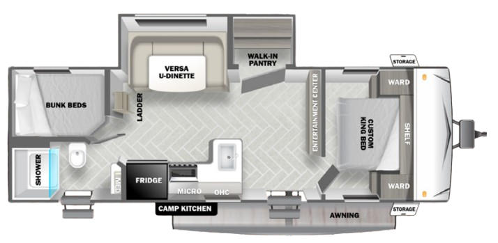 View 2023 Forest River Wildwood 242BHXL complete specs and manufacturer brochures