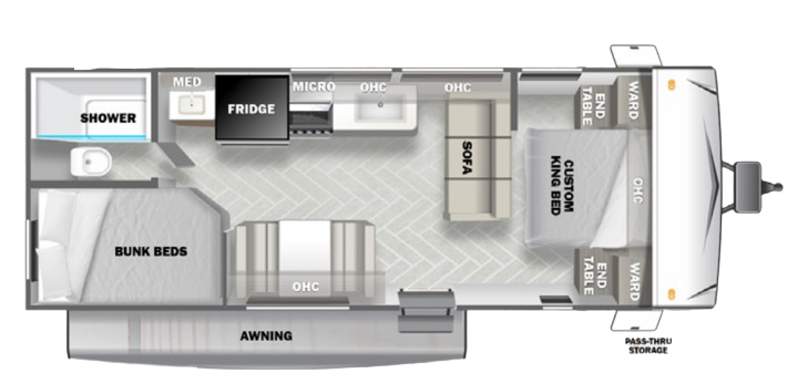 View 2023 Forest River Wildwood 261BHXL complete specs and manufacturer brochures