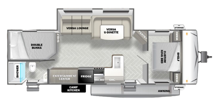 View 2023 Forest River Wildwood 271BHXL complete specs and manufacturer brochures