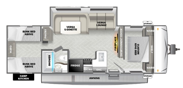 View 2023 Forest River Wildwood 282QBXL complete specs and manufacturer brochures