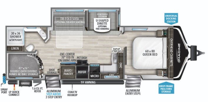 View 2023 Grand Design Imagine 2800BH complete specs and manufacturer brochures