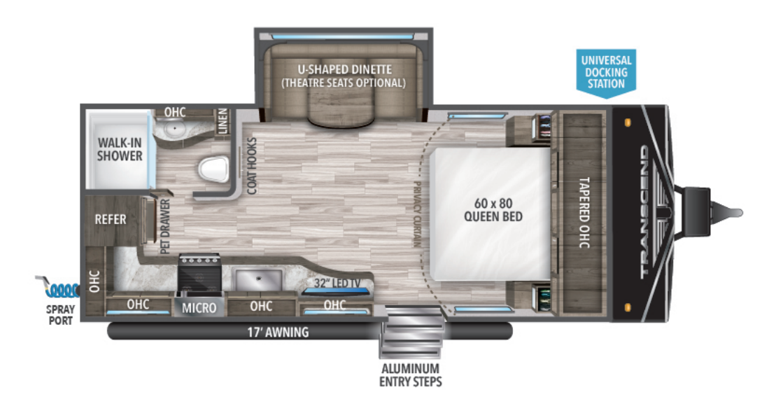 View 2023 Grand Design Transcend Xplor 200MK complete specs and manufacturer brochures