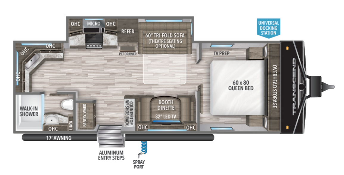 View 2023 Grand Design Transcend Xplor 240ML complete specs and manufacturer brochures