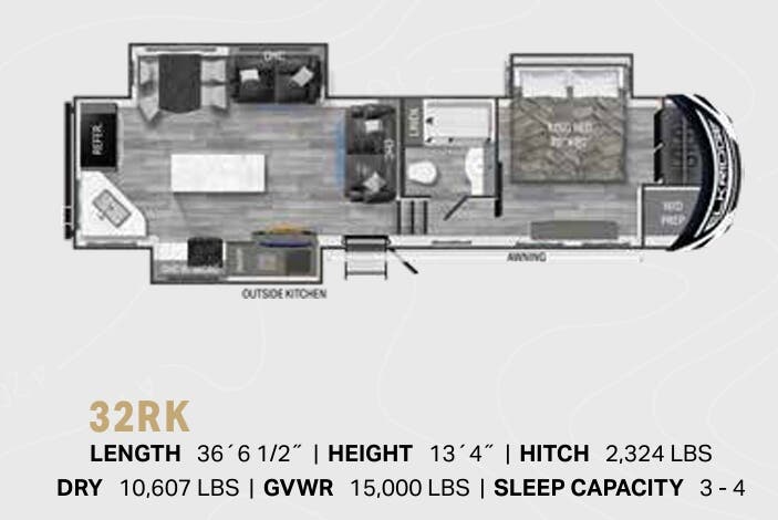 View 2023 Heartland ElkRidge 32RK complete specs and manufacturer brochures