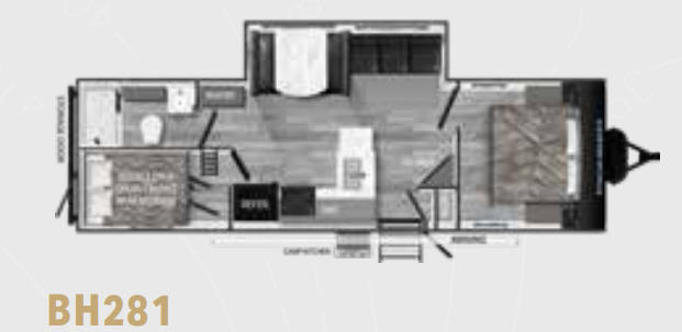 View 2023 Heartland Pioneer BH281 complete specs and manufacturer brochures