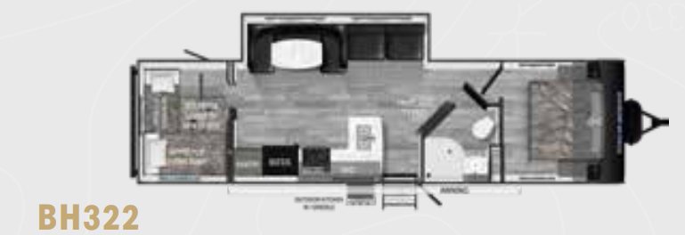 View 2023 Heartland Pioneer BH322 complete specs and manufacturer brochures