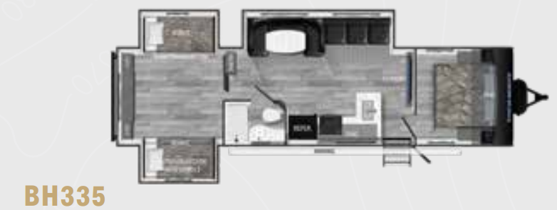View 2023 Heartland Pioneer BH335 complete specs and manufacturer brochures