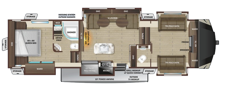 View 2023 Highland Ridge Mesa Ridge 376FBH complete specs and manufacturer brochures
