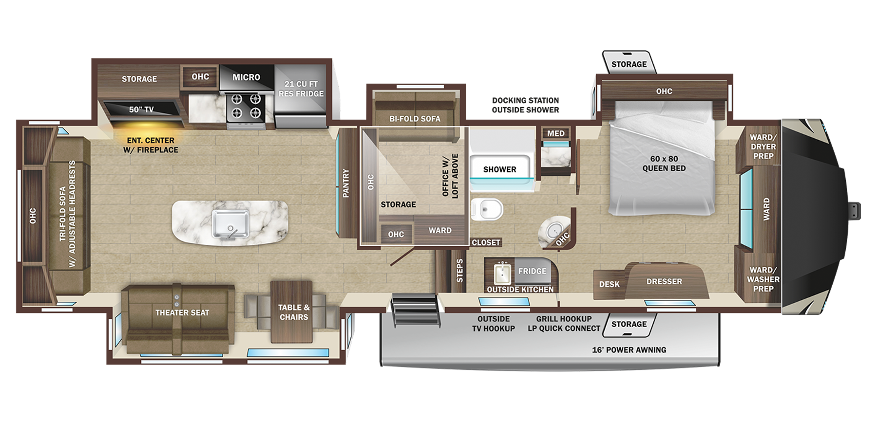 View 2023 Highland Ridge Silverstar 371MBH complete specs and manufacturer brochures