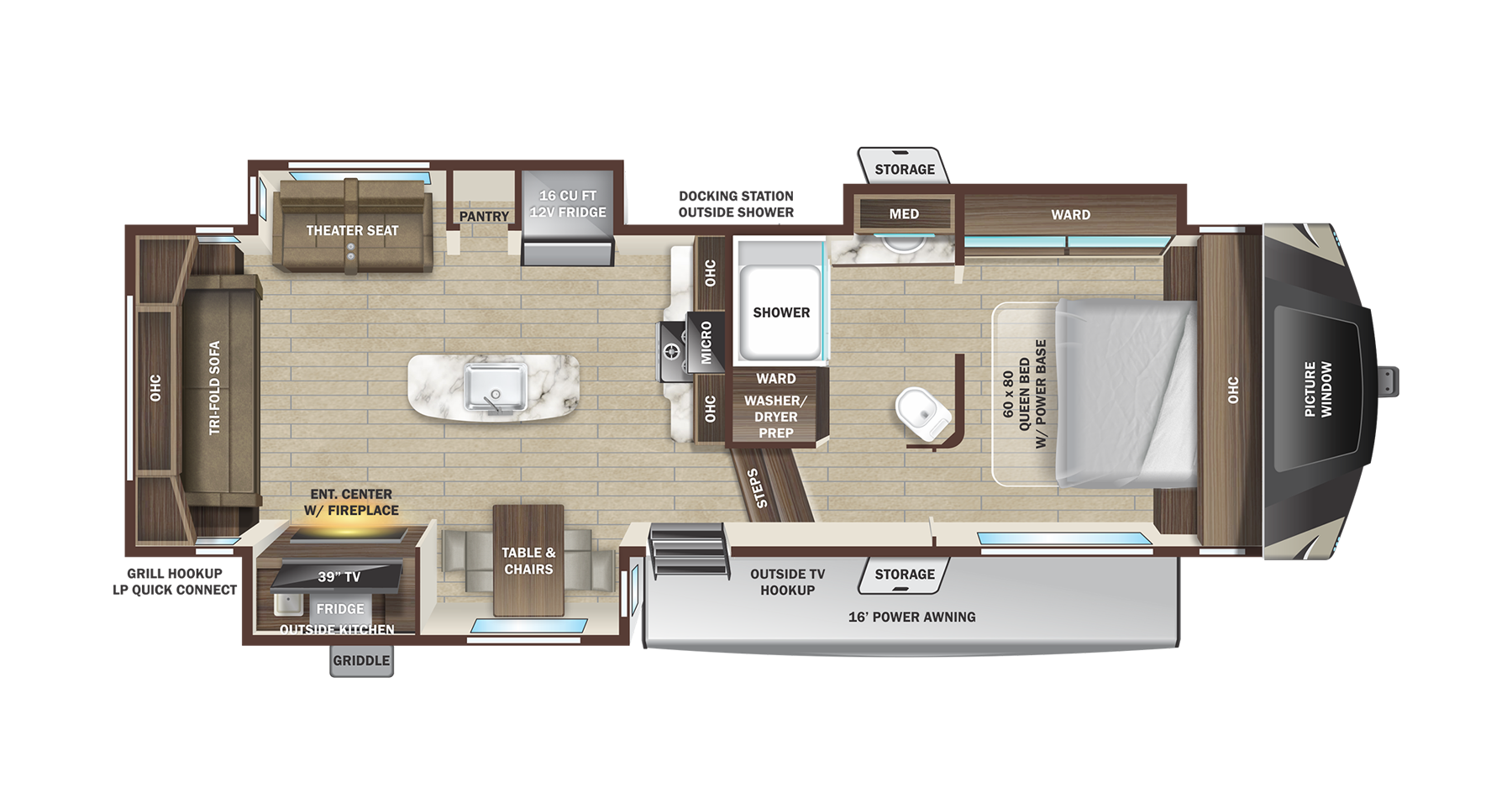 View 2023 Highland Ridge Silverstar XLT 264RLS complete specs and manufacturer brochures