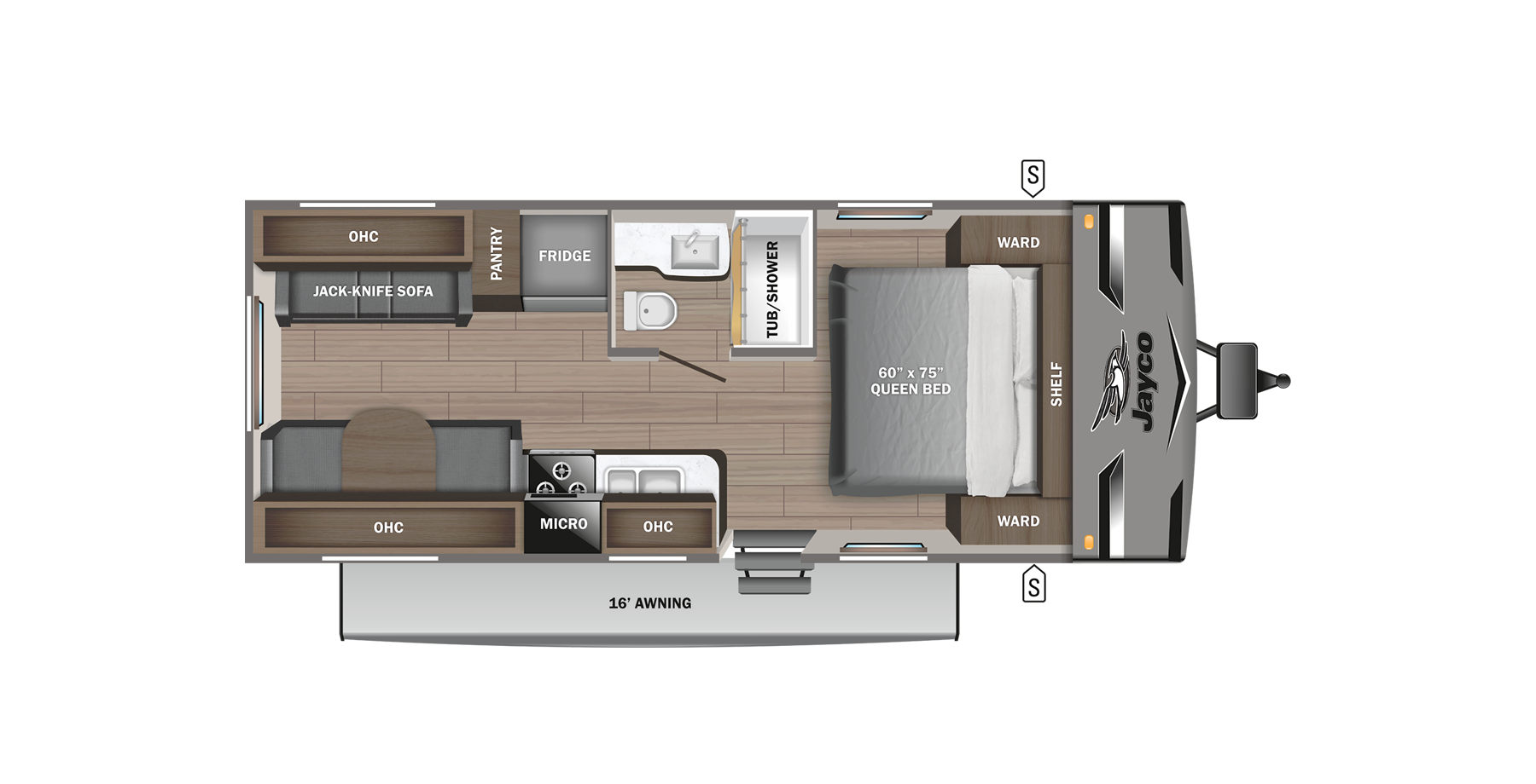 View 2023 Jayco Jay Flight 212QB complete specs and manufacturer brochures