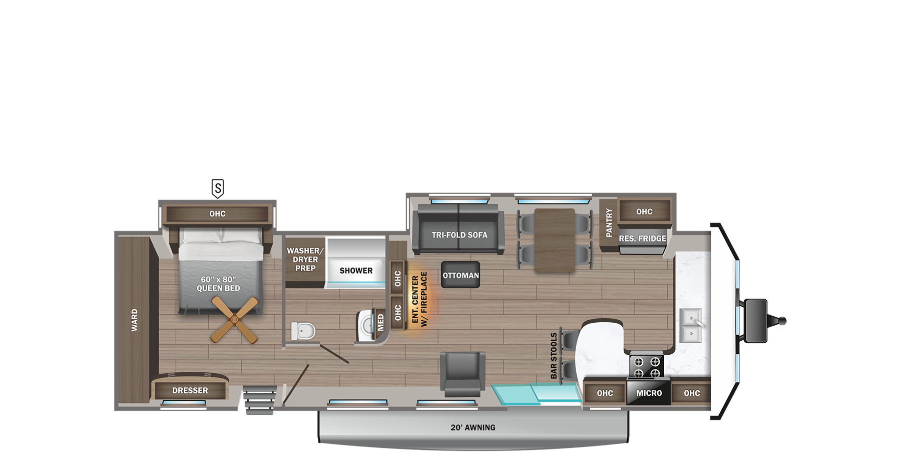 View 2023 Jayco Jay Flight Bungalow 40FKDS complete specs and manufacturer brochures