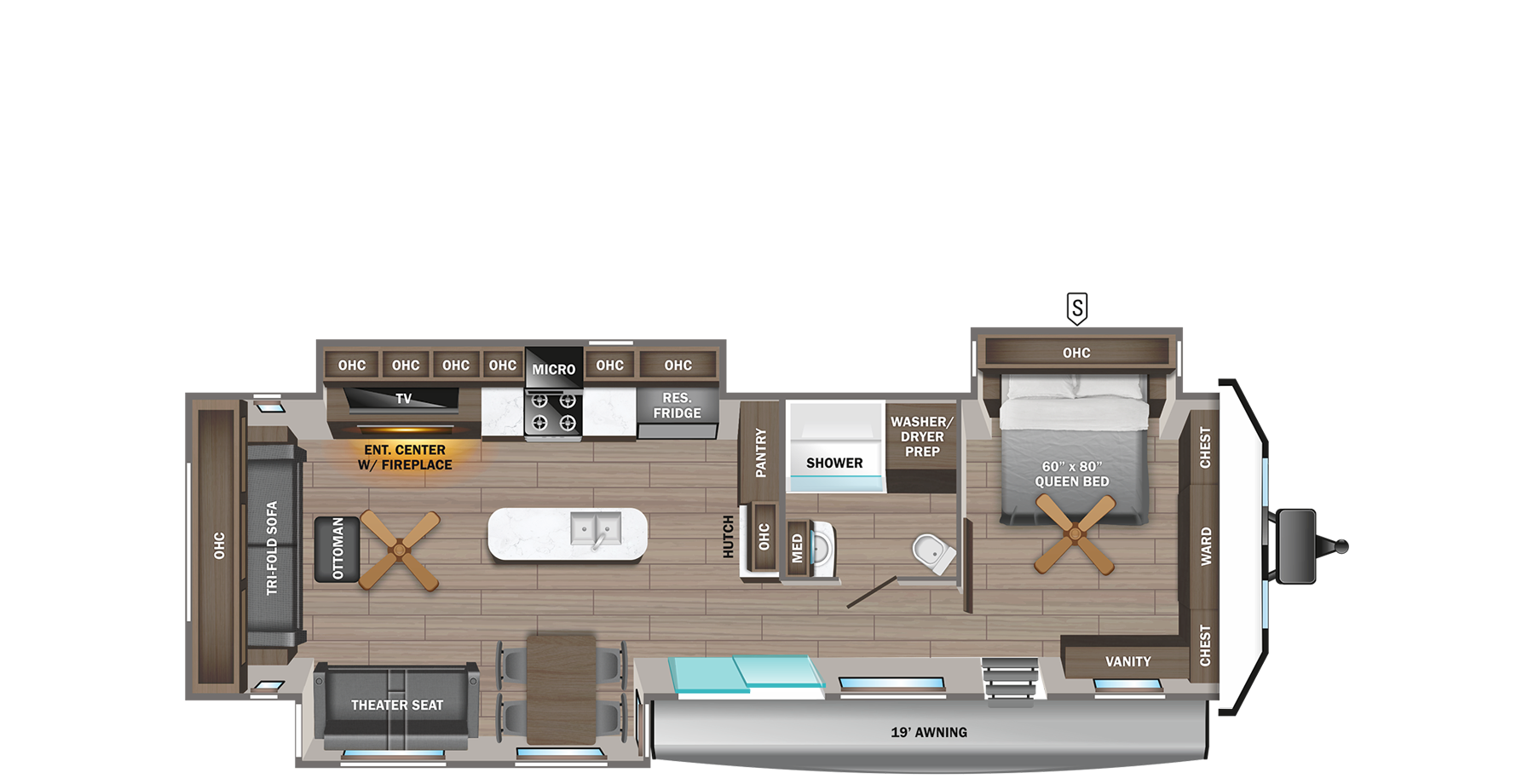 View 2023 Jayco Jay Flight Bungalow 40RLTS complete specs and manufacturer brochures