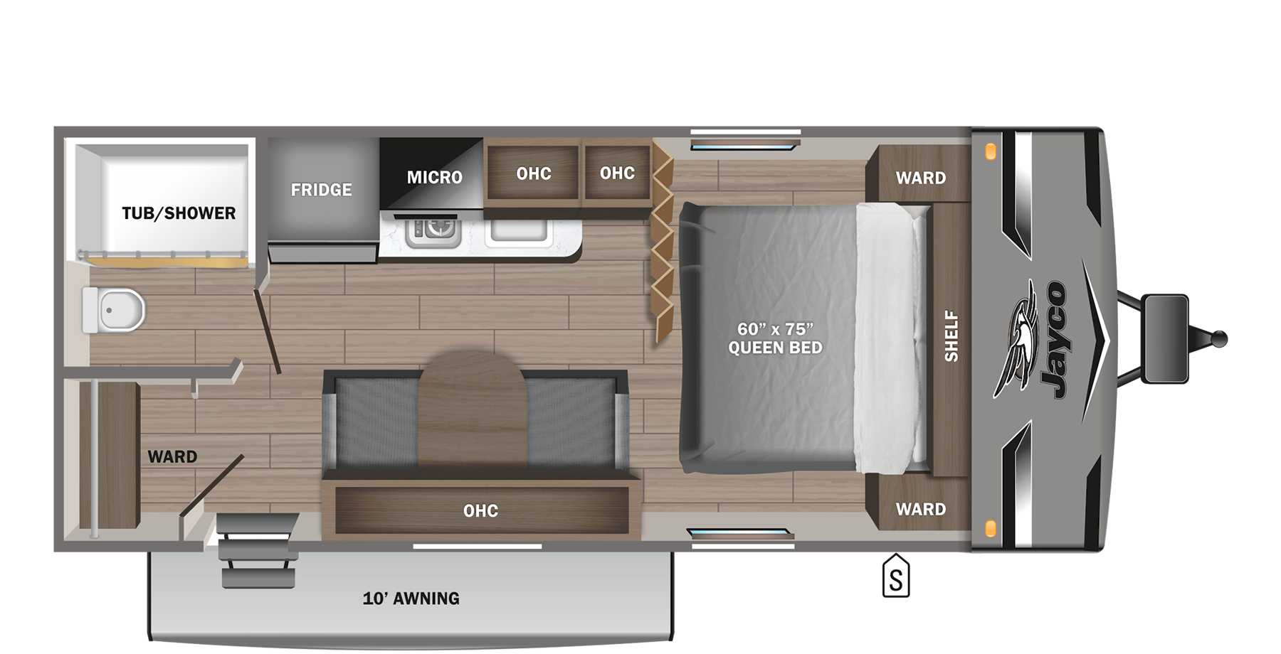 View 2023 Jayco Jay Flight SLX 195RB complete specs and manufacturer brochures