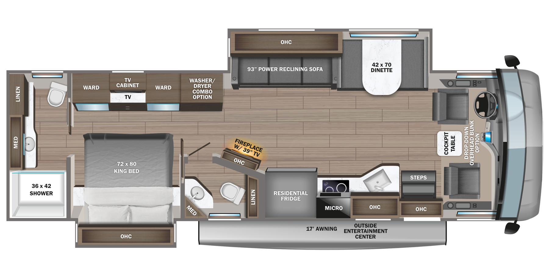 View 2023 Jayco Precept Prestige 36U complete specs and manufacturer brochures