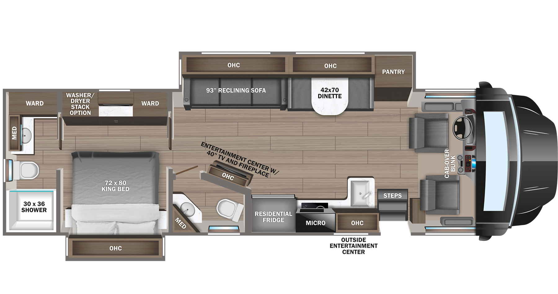 View 2023 Jayco Seneca Prestige 37K complete specs and manufacturer brochures