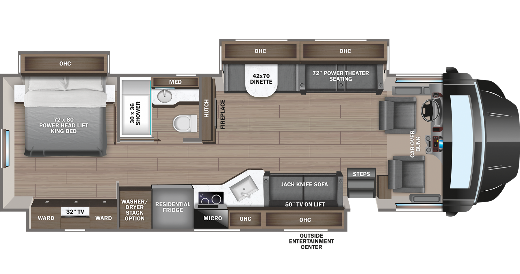 View 2023 Jayco Seneca Prestige 37M complete specs and manufacturer brochures