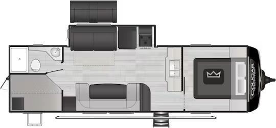 View 2023 Keystone Cougar Half-Ton 27BHS complete specs and manufacturer brochures