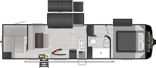 View 2023 Keystone Cougar Half-Ton 29BHL complete specs and manufacturer brochures