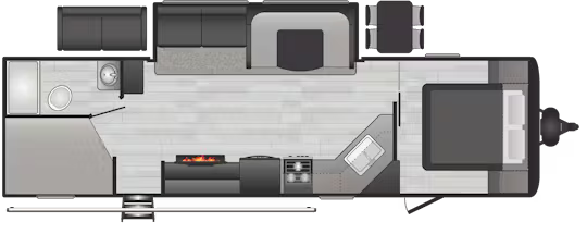 View 2023 Keystone Hideout Cottage 29DFS complete specs and manufacturer brochures