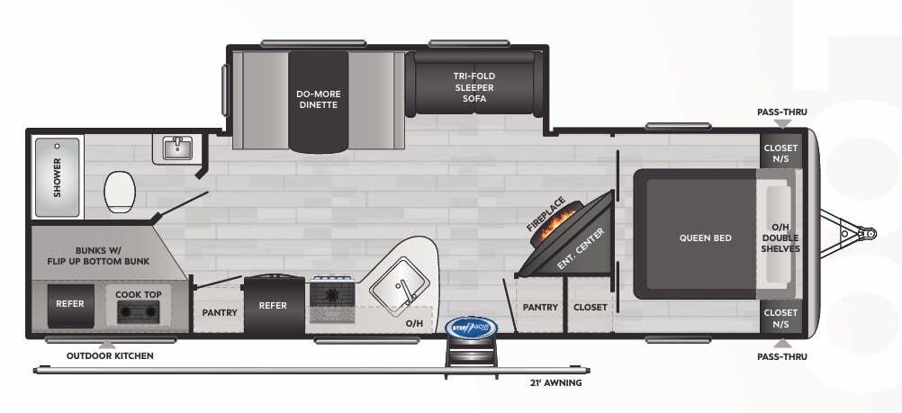 View 2023 Keystone Springdale Villa 295BH complete specs and manufacturer brochures