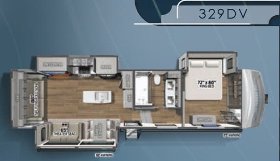 View 2023 Palomino Columbus 329DV complete specs and manufacturer brochures