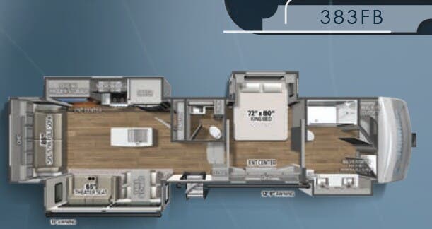 View 2023 Palomino Columbus 383FB complete specs and manufacturer brochures