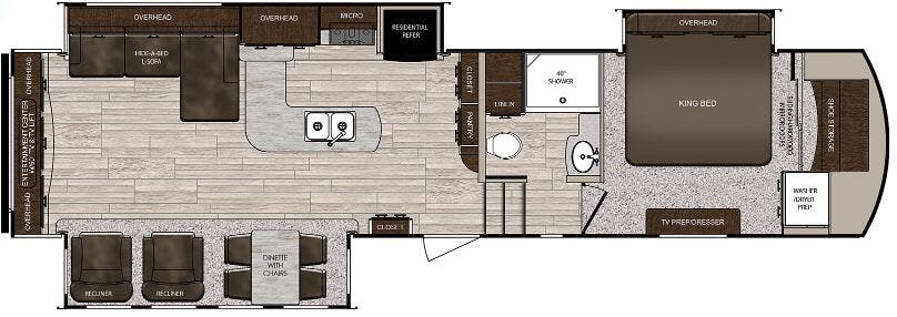View 2023 Prime Time Sanibel 3402WB complete specs and manufacturer brochures