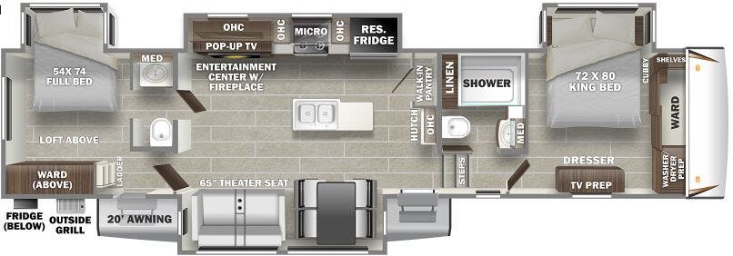 View 2023 Prime Time Sanibel 3602WB complete specs and manufacturer brochures